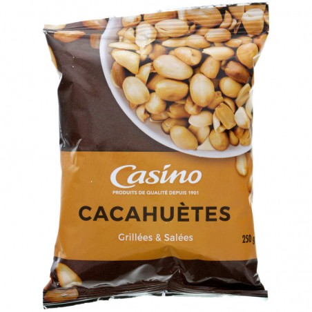 CASINO Cacahuètes grillées et salées 250g Casino 250g