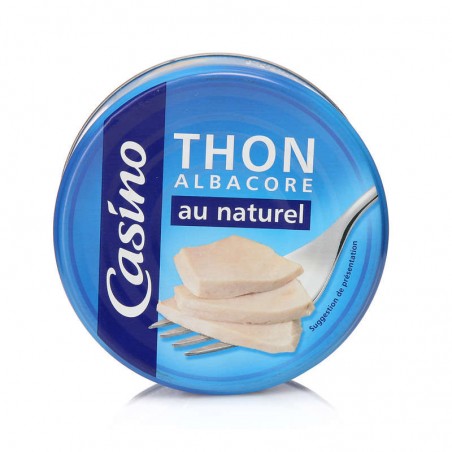 CASINO Thon albacore au naturel 186g