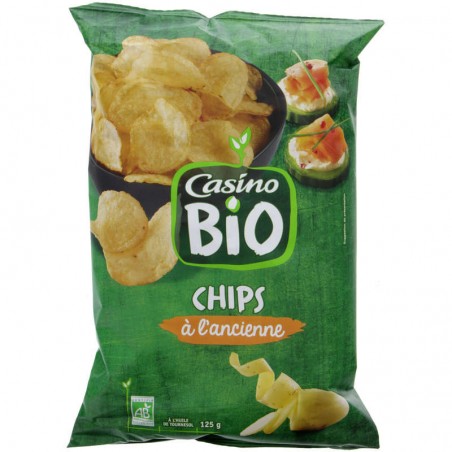 CASINO BIO Chips à l'ancienne Bio 125g