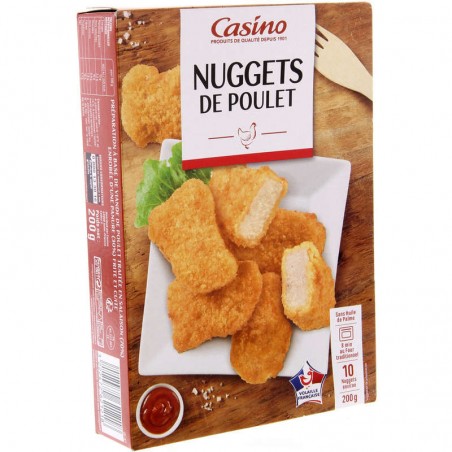 CASINO Nuggets de poulet 200g