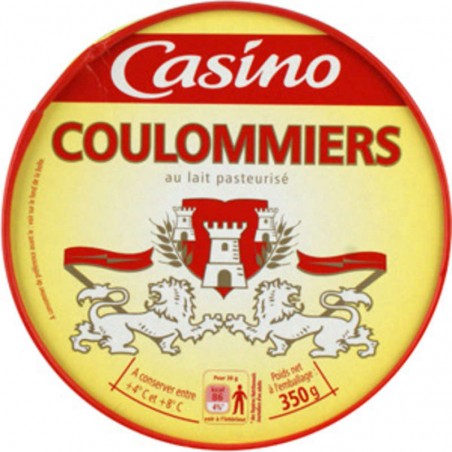CASINO Coulommiers au lait pasteurisé 350g