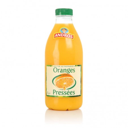 ANDROS Orange pressée 100% pur jus 1L