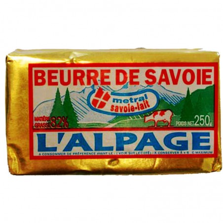 METRAL Beurre de Savoie doux l'Alpage 250g