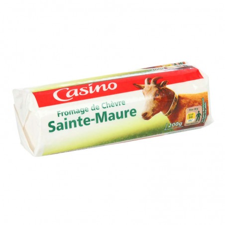 CASINO Fromage de Chèvre Sainte Maure 200g