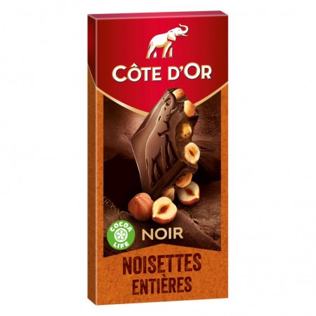 COTE D'OR Chocolat noir noisette 180g