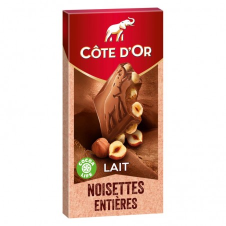 COTE D'OR Chocolat lait noisette 180g